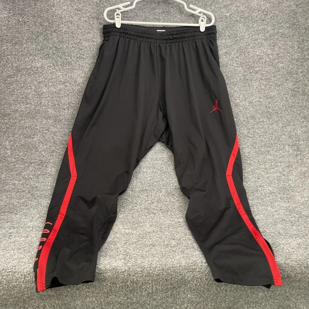 Nike Air Jordan 23 Alpha Dri-Fit Slim Fit Sweatpants Mens Sz 3XL Black